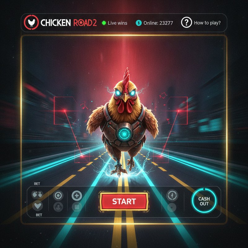 Chicken Road 2 - Pollo attraversa la strada nel crash game